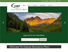 Tablet Screenshot of hrplusinc.com